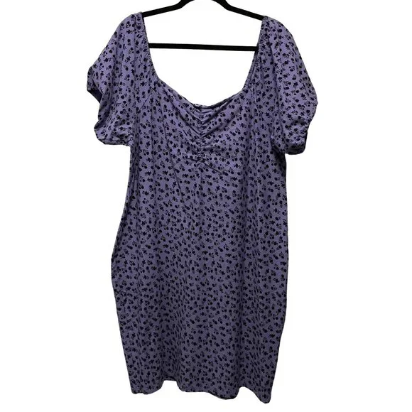 3X Torrid Betsey Johnson Mini Foxy Ruched Dress - Picture 5 of 10